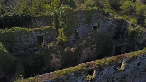 OLD MONASTERY SANTA COMBA DE NAVES OURENSE Stock Footage 104804048