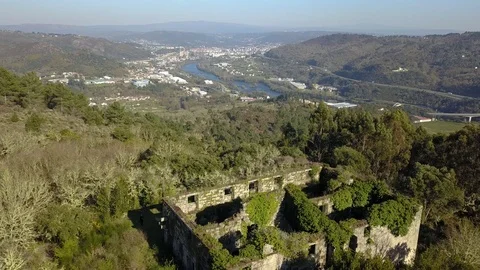 OLD MONASTERY SANTA COMBA DE NAVES OURENSE Stock Footage 104804102