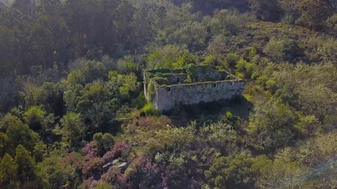 OLD MONASTERY SANTA COMBA DE NAVES OURENSE Stock Footage 104804105