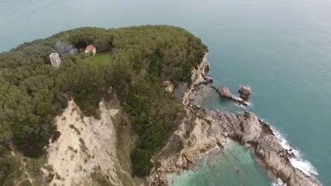 Old monastery of Vlachernas in Parga Stock Footage 135393553
