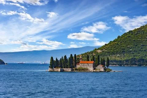Old monastery on water Stock Photos