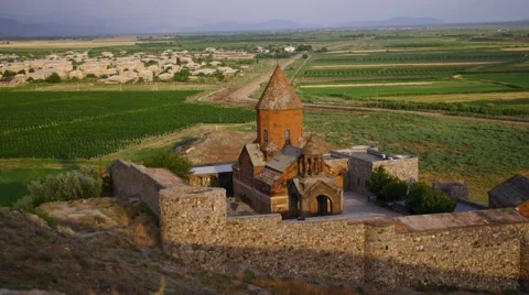 Old Monastry in the Countryside Видео 53232653