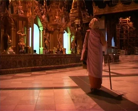 Old monk Stock Footage 312762