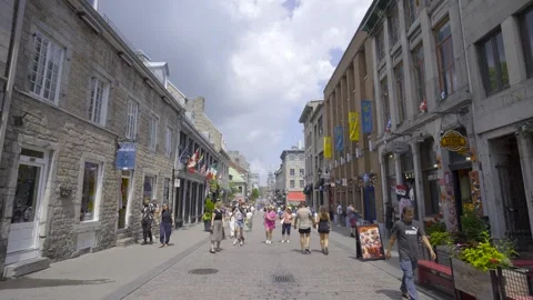 Old Montreal Streets Stock Footage 285961422
