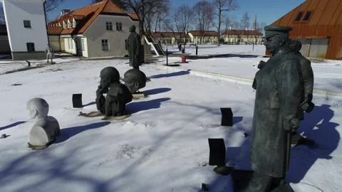 Old monuments of the USSR Foto stock