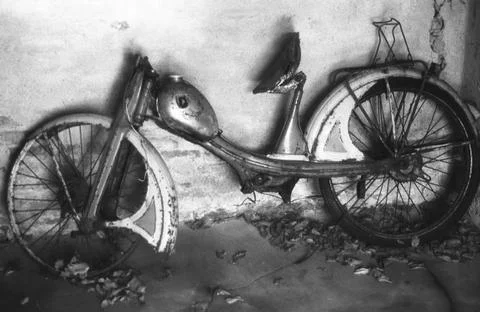 Old moped Stock Photos