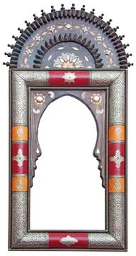 Old Moroccan frame Stock Photos