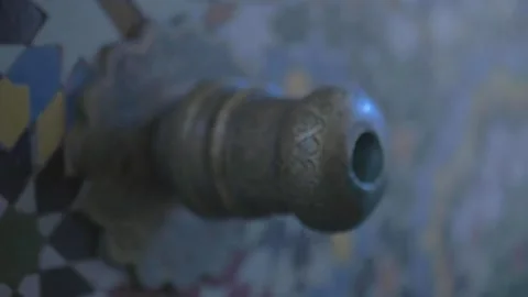 Old moroccan tap Stock Footage 130738379