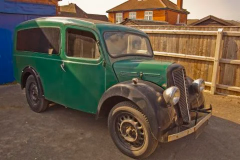 Old morris van Stock Photos