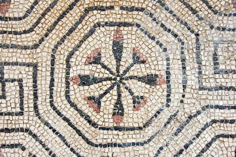 Old mosaic background Stock Photos