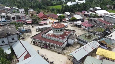 Old mosque building Stock Footage 142302351