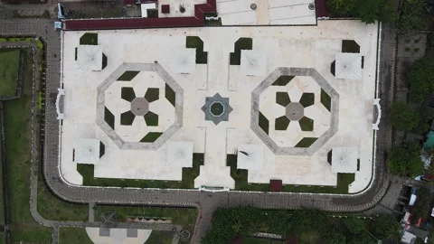 Old Mosque View from the Air Stock Footage 148301842