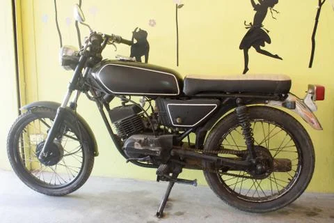 Old motorcycle Foto stock