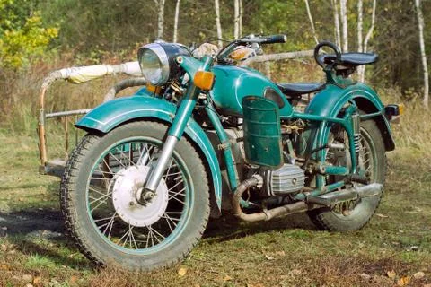 Old motorcycle Foto stock
