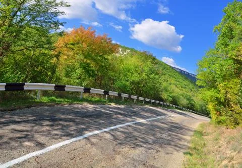 Old mountain road Foto stock