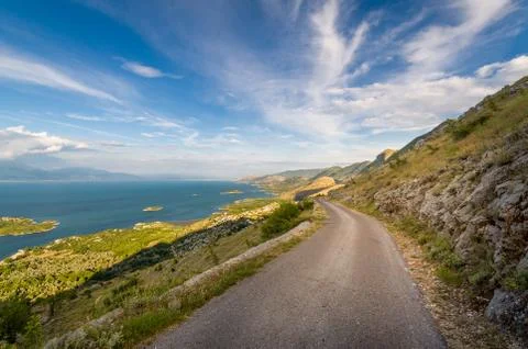 Old mountain road Stock Photos