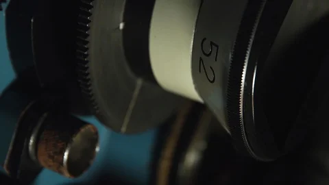 Old movie camera Video stock 127638077