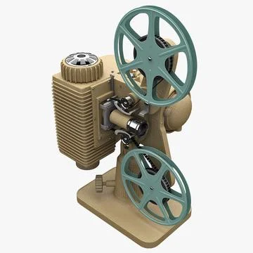 Old Movie Projector Revere 85 8mm 3D Model
