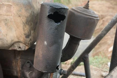 Old Muffler Stock Photos