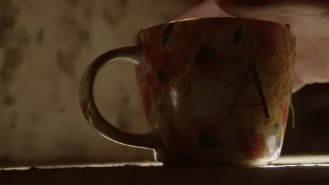 Old mug Stock Footage 235371963