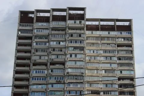 Old multi-storey build Stock Photos