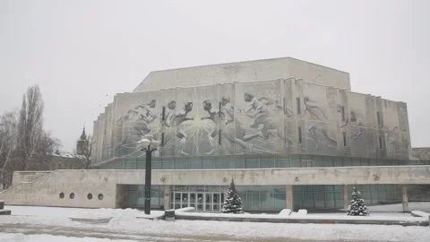 Old Mural Architecture Stock Footage 151506649