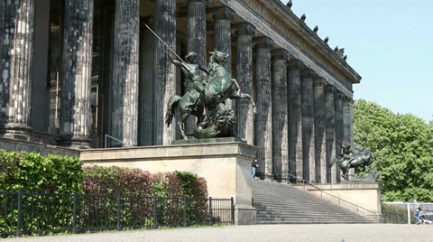 Old Museum  in  Berlin Stock-Footage 38557429