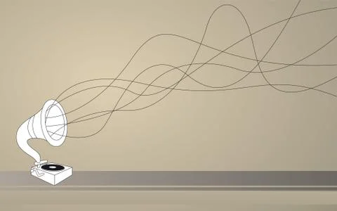 Old music background Stock Illustration