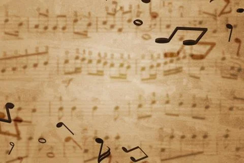 Old Music Image Stock Illustration