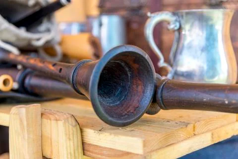 Old musical instruments Foto stock