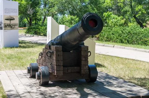 Old muzzle-loading gun Stock Photos