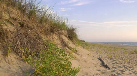 Old Nags Head Beach Stock Footage 36753511