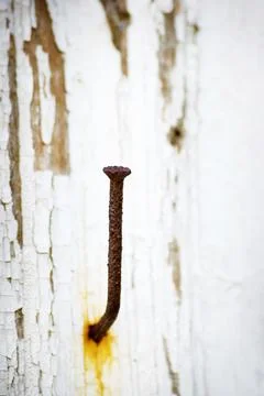Old nail Stock Photos