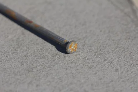Old nails. macro Stock Photos