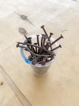 The old nails Stock Photos