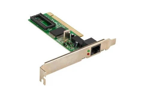 Old network adapter Stock Photos