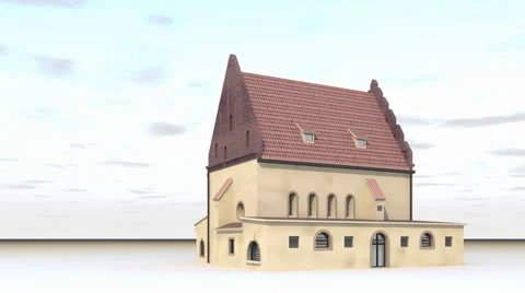 Old New Synagogue Stock Footage 26179379