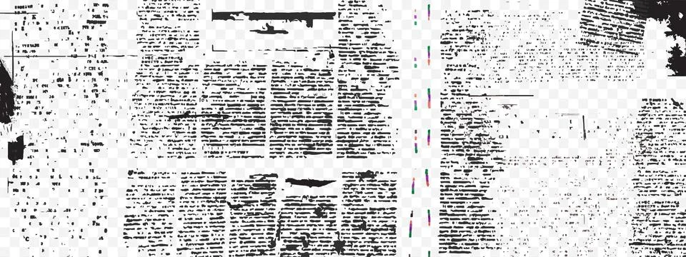 Old newspaper collage background Stock Illustration