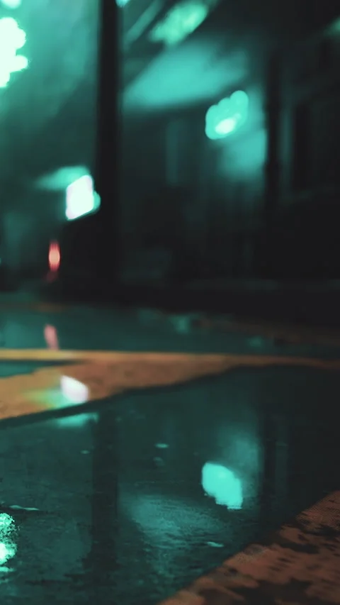 Old newspaper lying on the floor of a subway station covered in water Stock Footage 342343707
