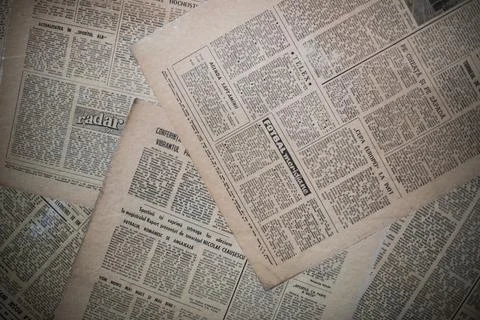 Old newspapers background Stock-Fotos