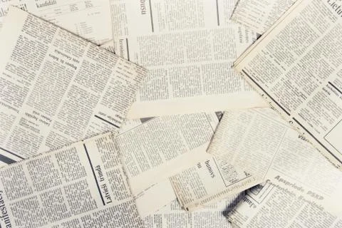Old newspapers Stock Photos