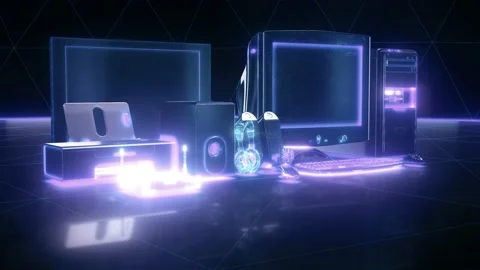 Old Nostalgic and retro Abstract Technology Items 4k Stock Footage 146749461