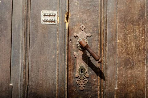 Old Nostalgical Doorknob Stock Photos
