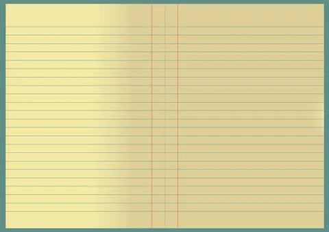 Old notebook Stock Illustration