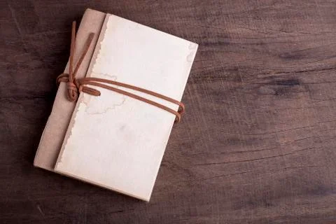 Old notebook Stock Photos