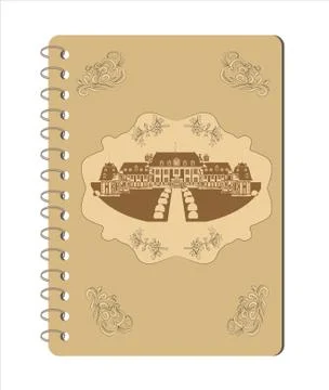 Old notebook vector Stock Illustration