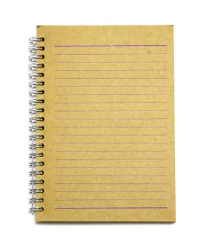 Old notepad paper Stock Photos