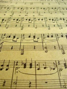 Old notes Stock Illustration