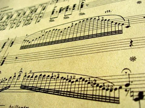 Old notes Stock Illustration