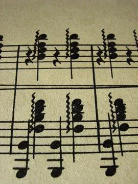 Old notes Stock Illustration